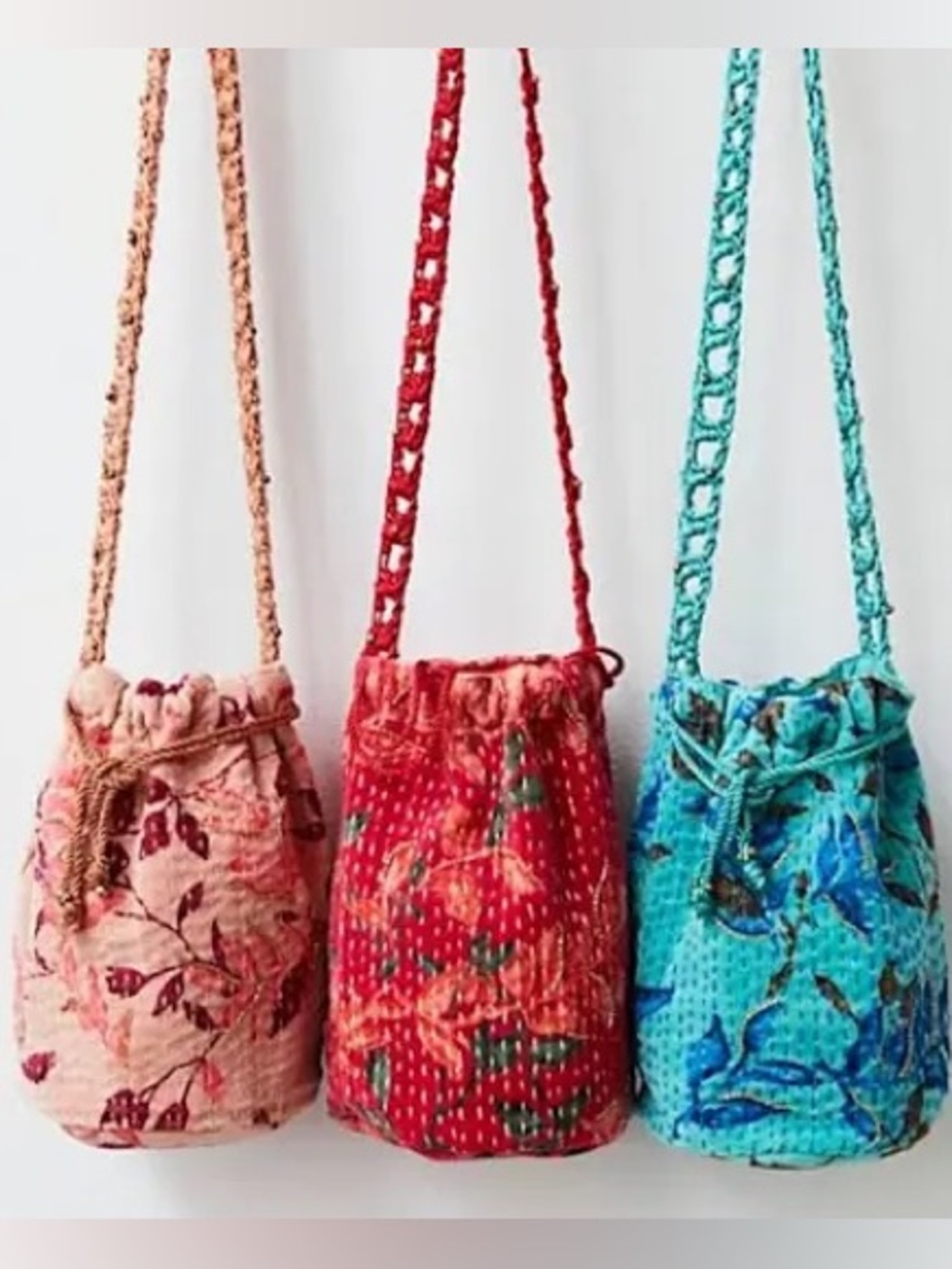 Free People Velvet Moon Crossbody Bag - Red